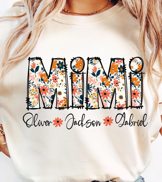 Preppy personalized Mama/Mimi/Gigi/Nana
