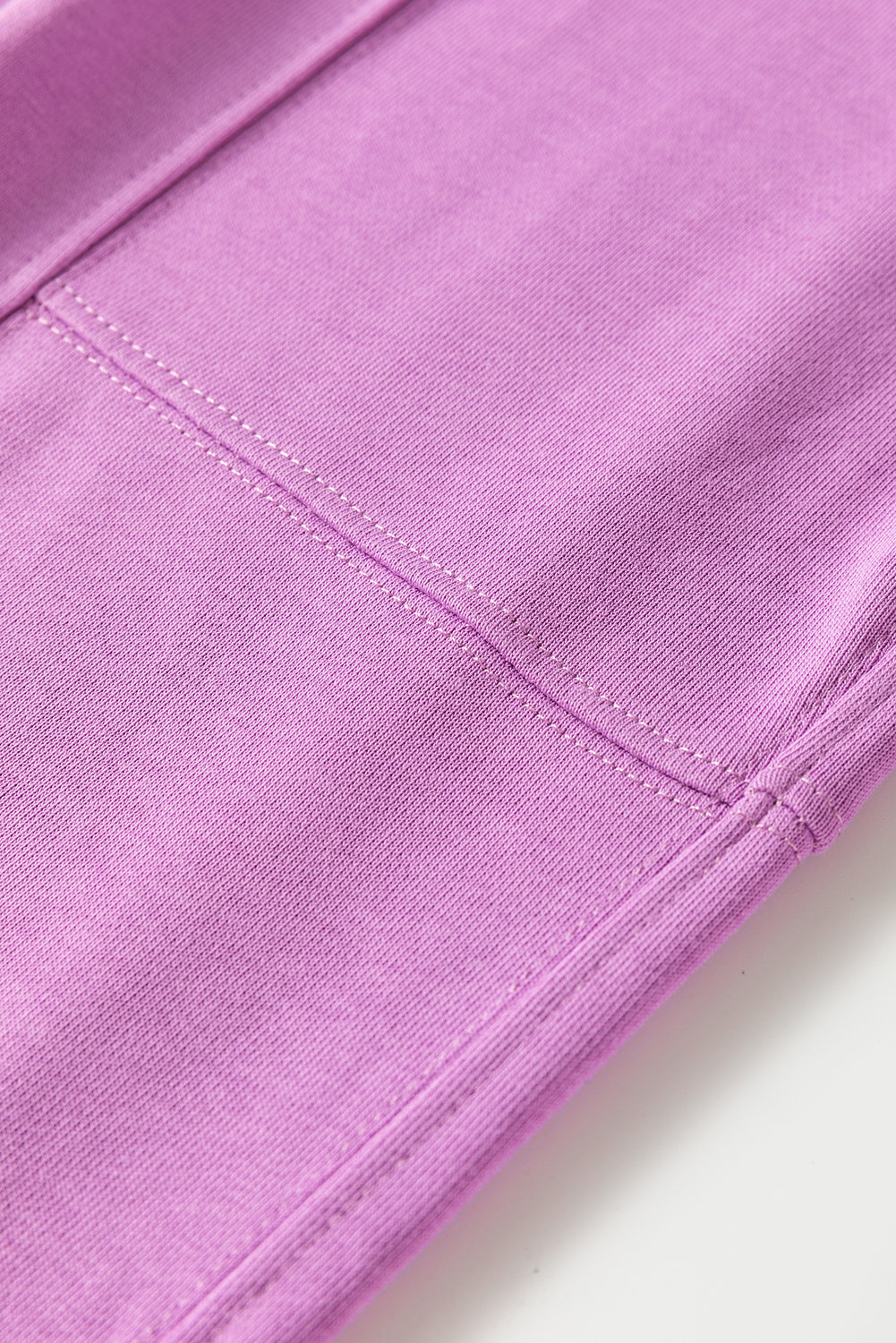 Light Pink Drawstring Waist Patchwork Solid Color Jogger Pants