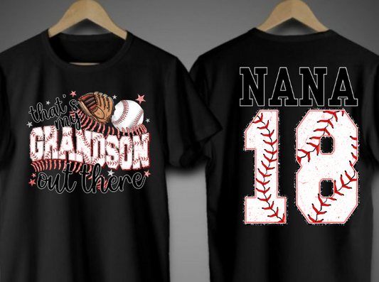 THAT'S MY GRANDSON OUT THERE PERSONALIZED