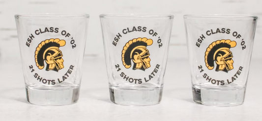 Personalized shot glasses