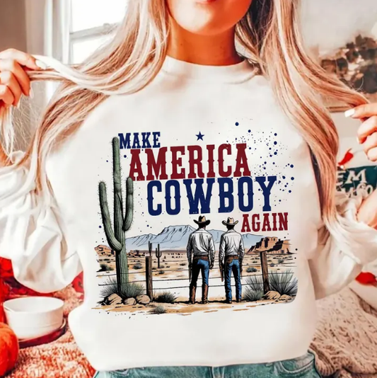 Western 4th Of July Howdy America Cowboy