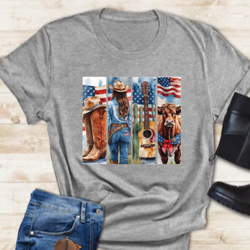 Western 4th Of July Howdy America