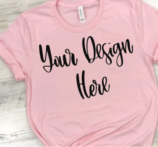Custom adult short sleeve tee