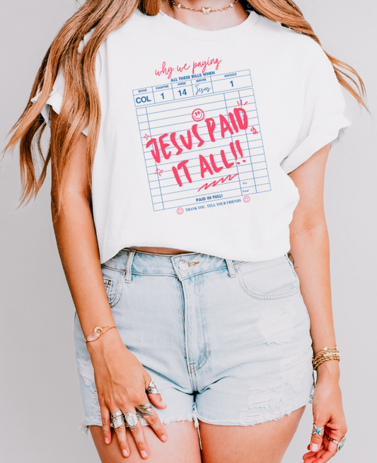 Jesus Paid it All