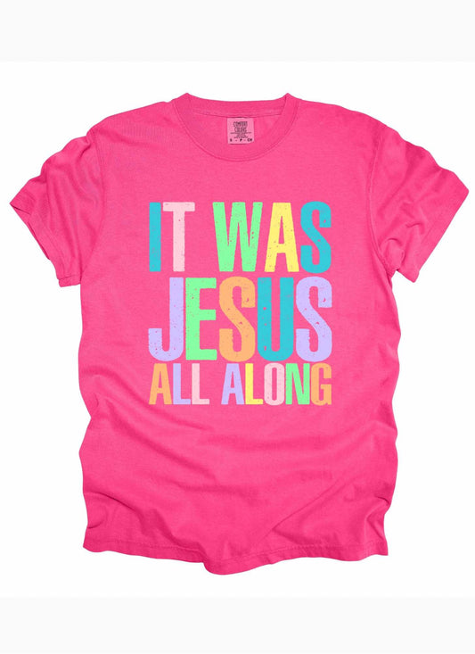 It Was Jesus Shirt | Christian Graphic Tee | Faith-Based Apparel | Religious Gift