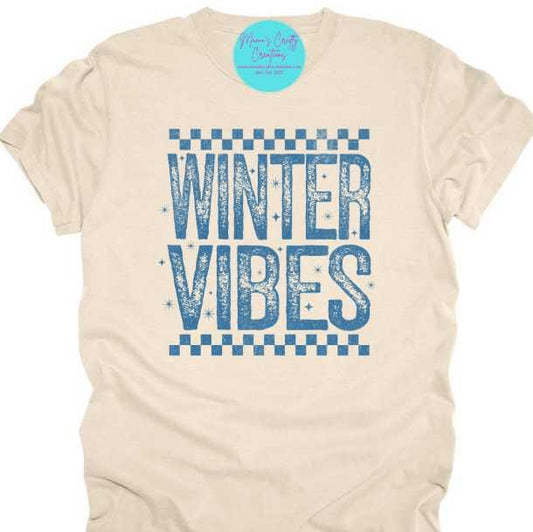 Cozy Winter Vibes Graphic T-Shirt: Stylish & Comfortable Apparel