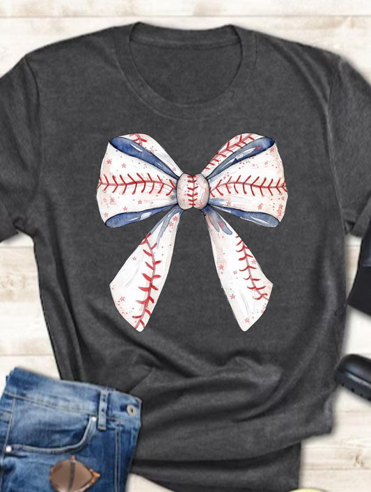 BASEBALL Coquette Bow