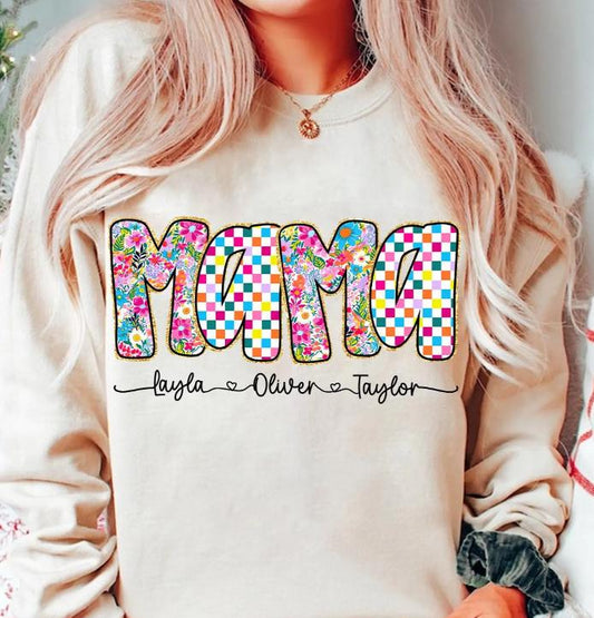 Preppy personalized Mama