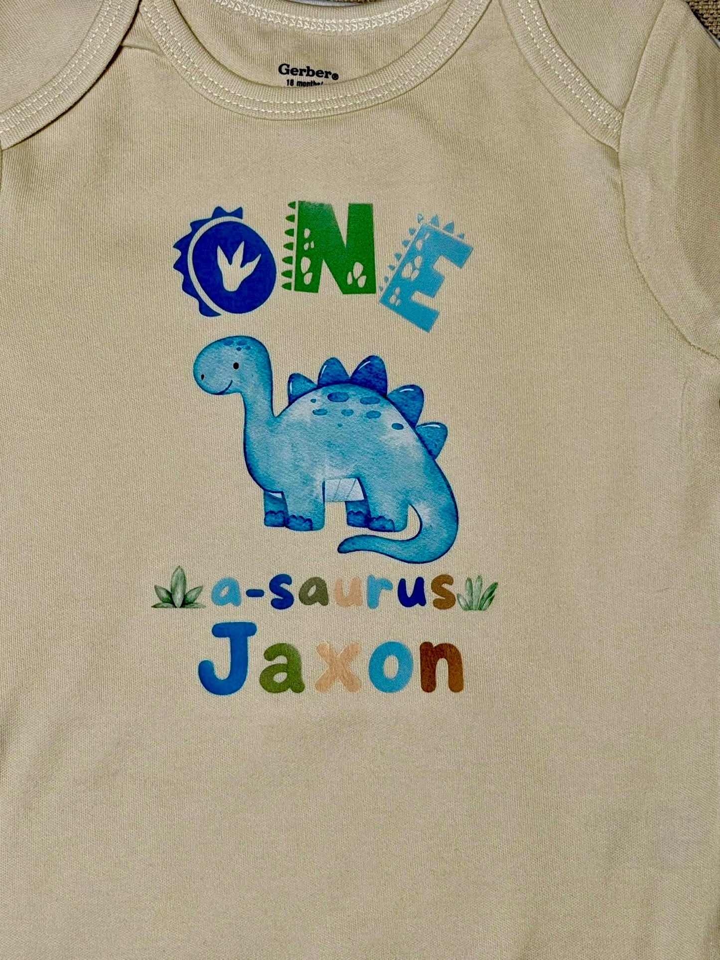 One Saurus Matching Family Tshirt