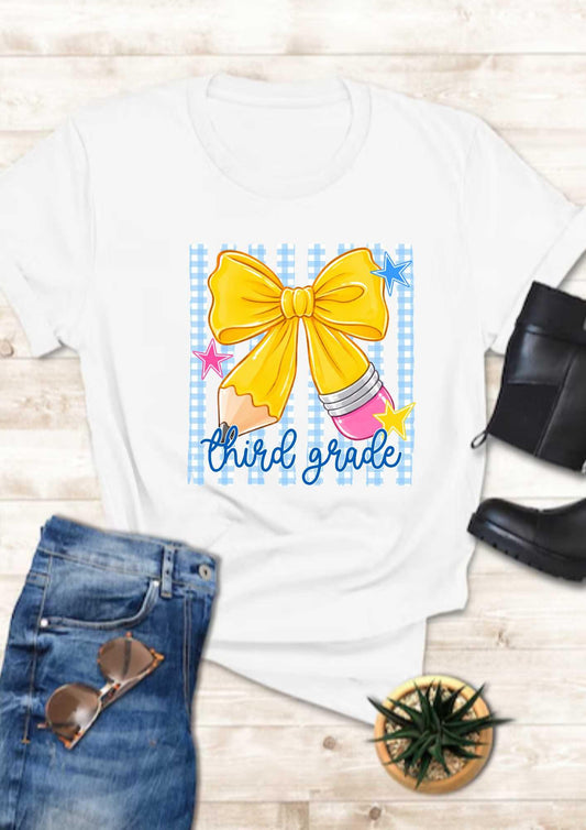 Preppy Pencil Bow Back To School